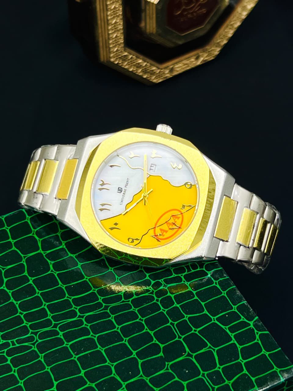 Luxury Two Tone Steel Watch