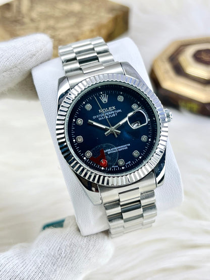 Luxury  Watch – Datejust-Inspired Fluted Bezel Timepiece