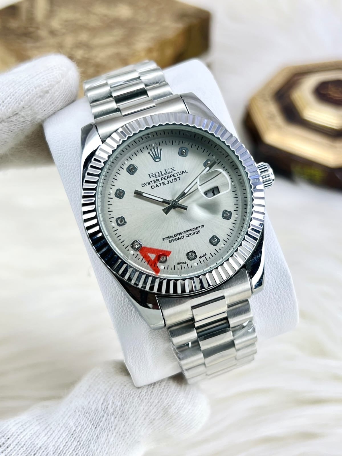 Luxury  Watch – Datejust-Inspired Fluted Bezel Timepiece