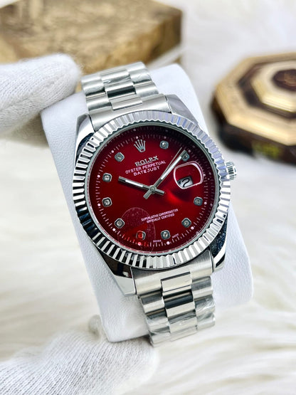 Luxury  Watch – Datejust-Inspired Fluted Bezel Timepiece