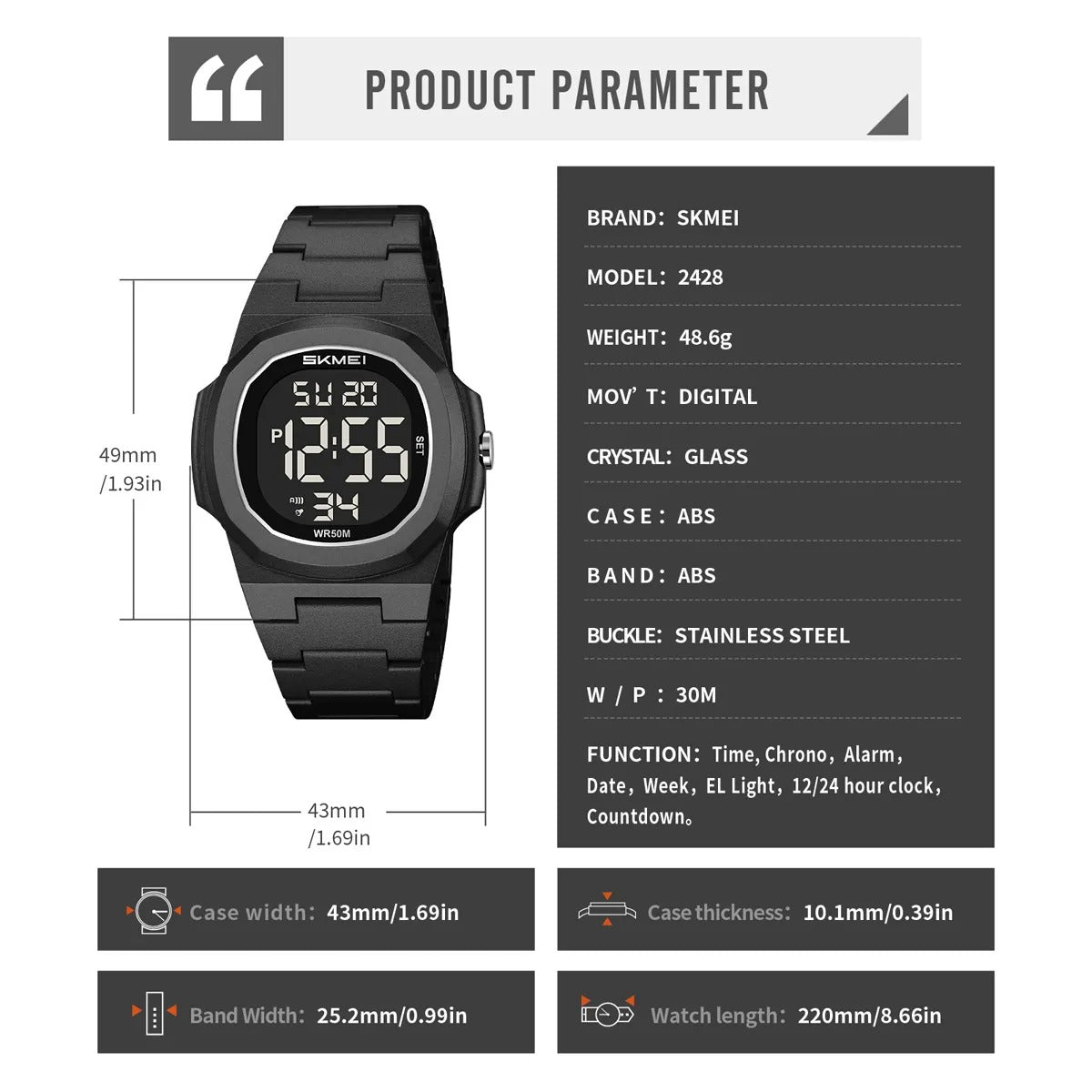 Digital Sports Watch