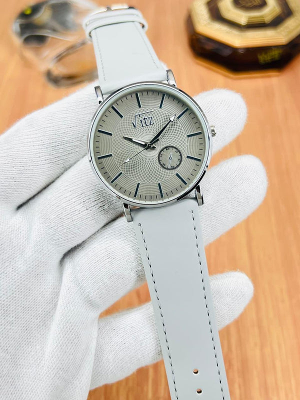 SS Collections Classic Analog Men’s Watch Textured Dial with Premium Leather Strap.