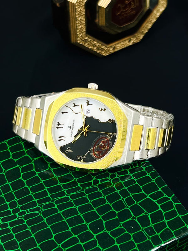 Luxury Two Tone Steel Watch
